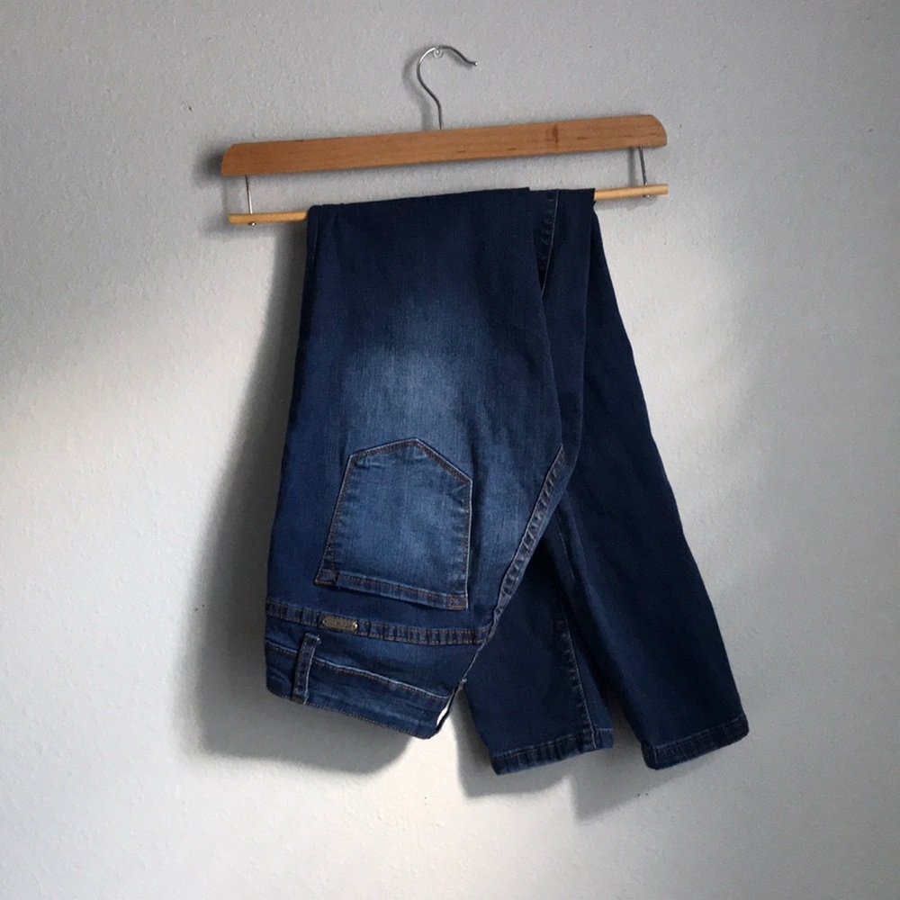 KanCan Dark Wash Skinny Jeans-Mid Rise